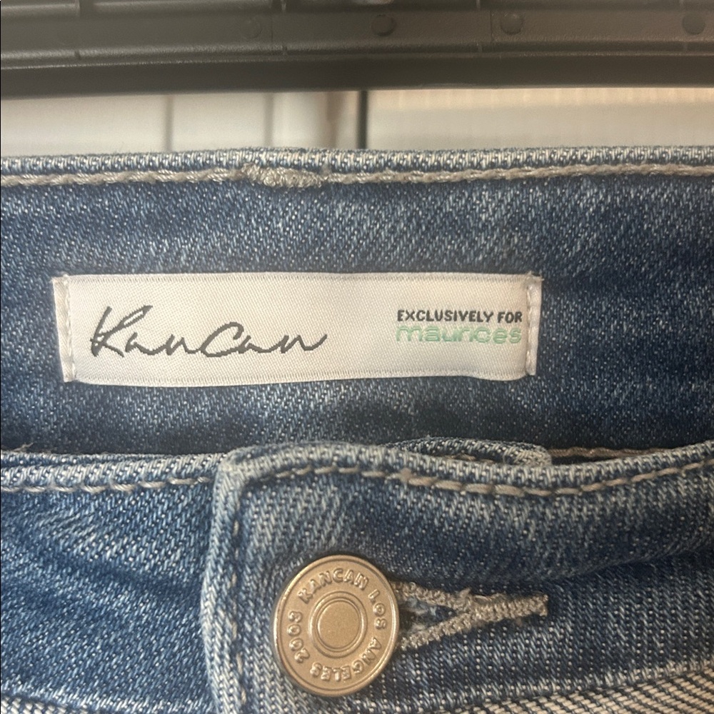 KanCan Exclusively for Maurice’s Distressed Blue Ankle Jeans - Picture 3 of 4